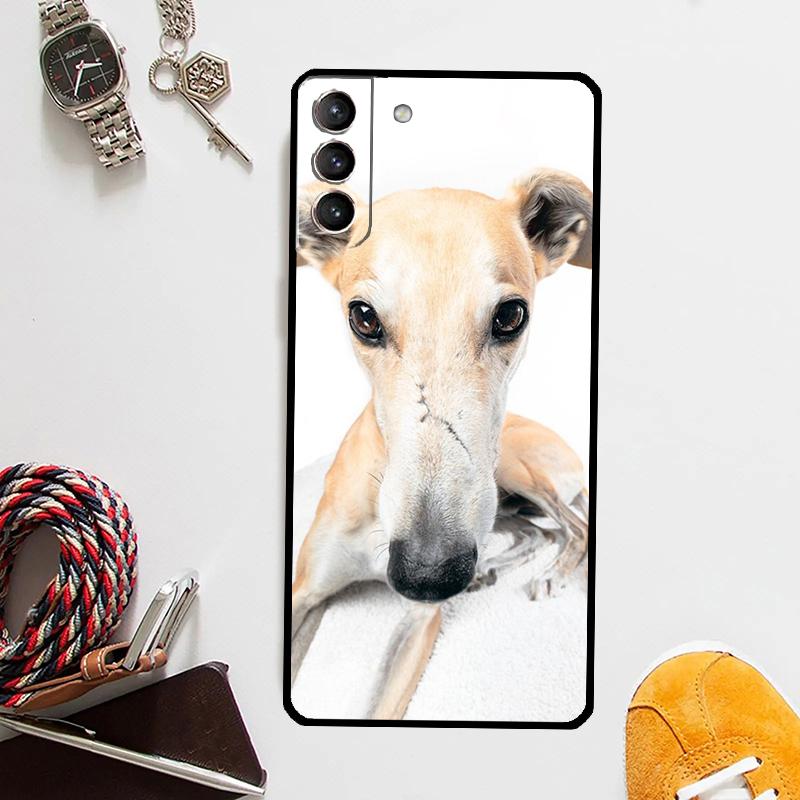 Galgo Greyhound Dog Case For Samsung Galaxy S24 Ultra S20 S21 S22 S23 Plus S9 S10 S24 FE S25 Ultra Cover Coque