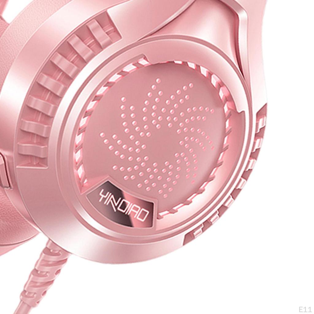 Игровые наушники с микрофоном, полноразмерные, с шумоподавлением, для ПК, ноутбука, класса, с 3D