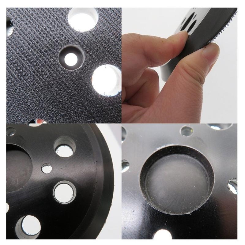 2PCS 5 Inch 8 Hole Grinder Wheel Accessories Rubber Backing Plate Advanced Dust Control Technology for Smooth Finishing