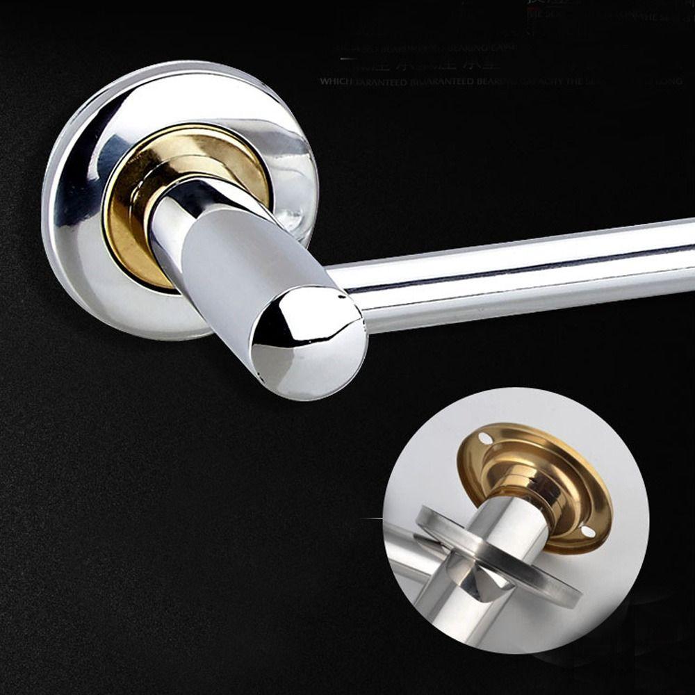 Organizer Wall Mount Hanger Holder Toilet Towel Rack Storage Shelf Clothes Holder Bathroom Bar