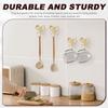 Gold Bow Wall Hook, 2Pcs Large Size Coat Hook, Metal Hook Bow Hooks for Coats, Hats, Bags, Bath Towels and Room Decorations, for Wedding Bathroom