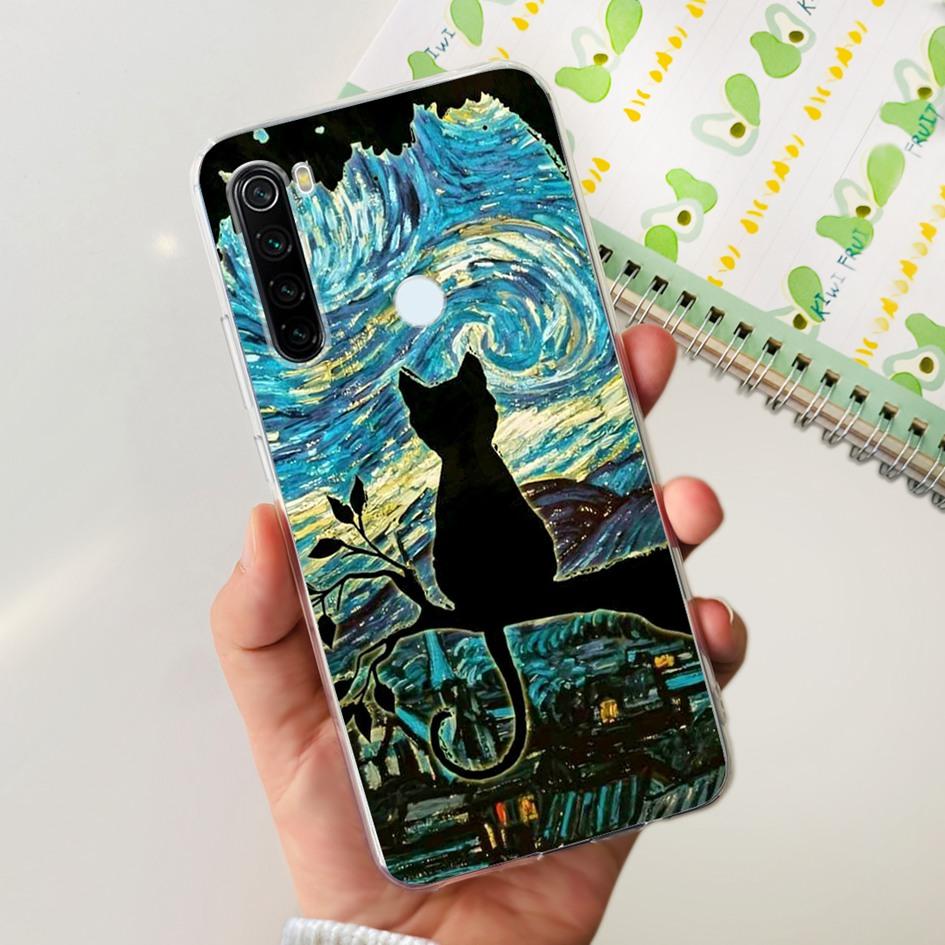 Для Xiaomi Redmi Note 8 Чехол Милый Мультяшный Мягкий Силиконовый Чехлы Для Телефона Для Xiaomi Redmi Note 8T 8 t Чехол На Redmi Note8 Задняя Крышка