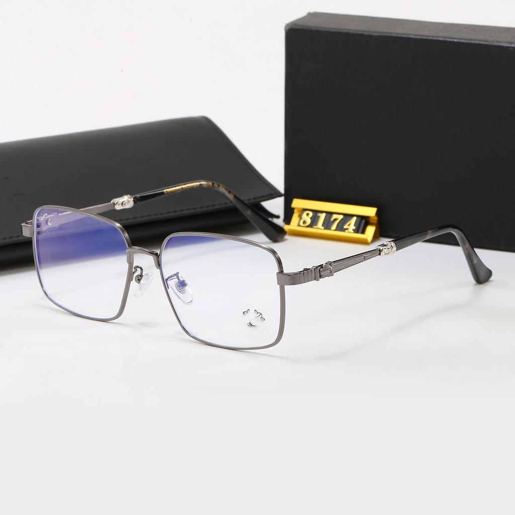 New Kejia European and American fashion metal sunglasses men's and women's sunglasses advanced sunscreen glasses