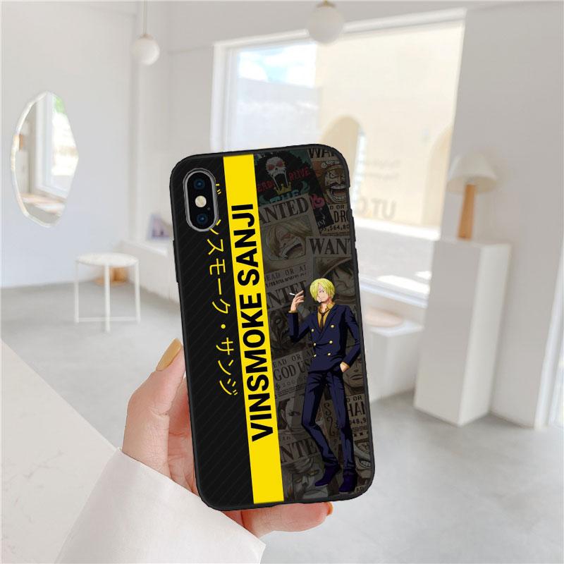 FM43 Чехол-накладка Sanji из One Piece для iPhone 16 15 14 13 12 Pro Max Plus Mini