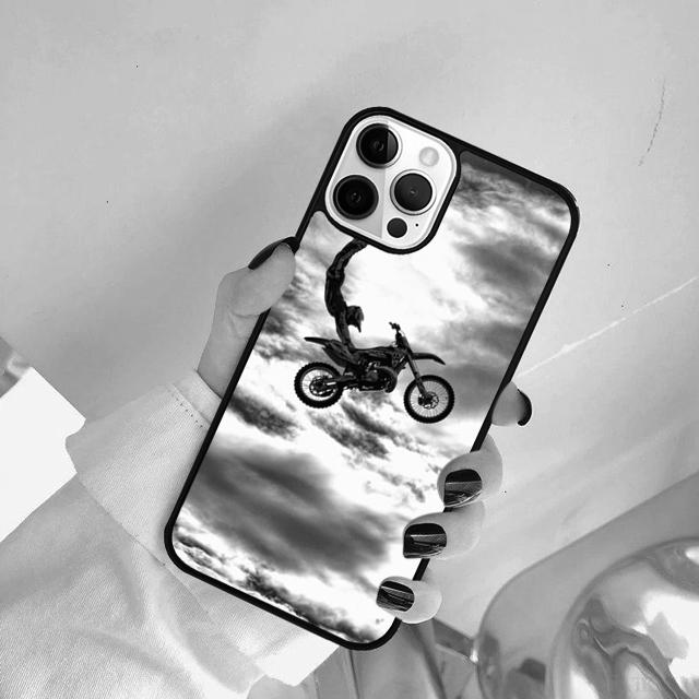Moto Bike Motocross Phone Case Cover For iPhone 17 Air 15 16 14 11 12 13 Pro MAX Plus
