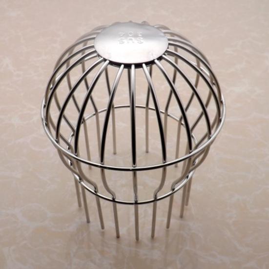 Anti-blocking Floor Drain Antifouling Stainless Drain Outlet Round Net Cover for Garden