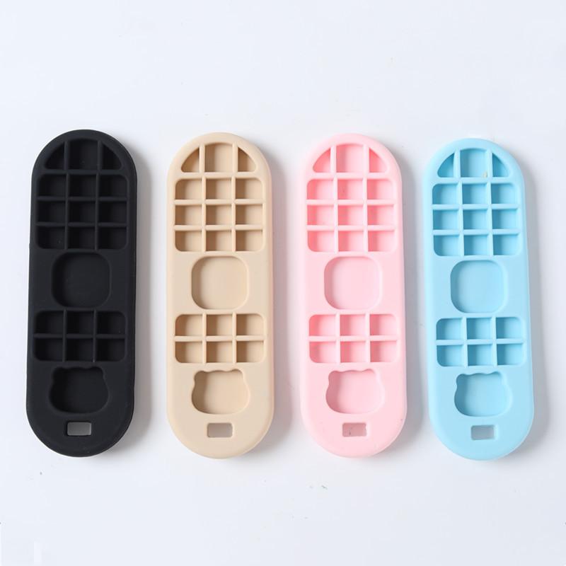 Silicone Teething Ring with Remote Control Anti-Chewing Soothing Chew Toy Sensory Teething Ring Baby Accessory