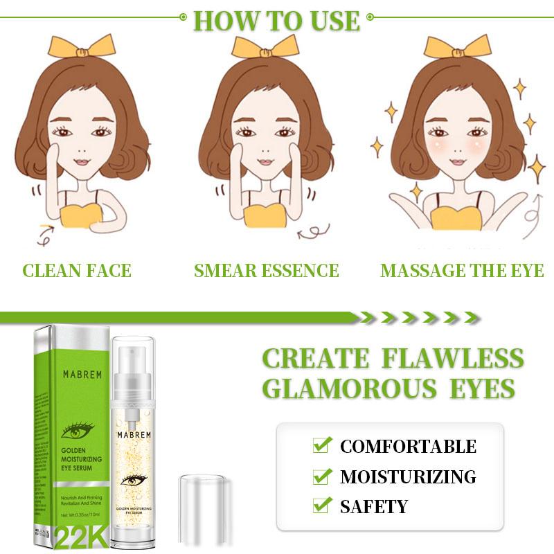 Сыворотка вокруг глаз с 24к золотом и гиалуроновой кислотой