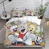 Новый Домашний Текстиль Мультяшные Наборы Постельного Белья Cuphead Одеяло Покрывало Наволочки Детские и Взрослые Размеры