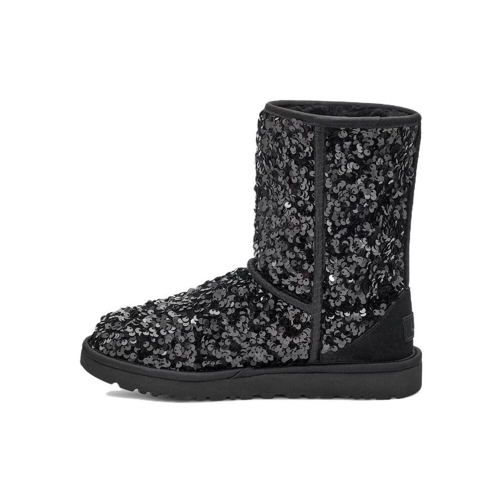 UGG Классический короткий женский топ 'Sequin Black Grey' 1130650-BLK