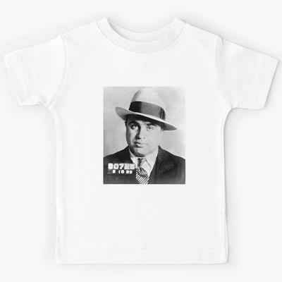 Al Capone Mug Shot Kids T-Shirt