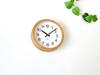 KATOMOKU Muku Clock 16 Oak Wall Clock with Continuous Second Hand km-108OARC 220mm (Radio-controlled clock)
