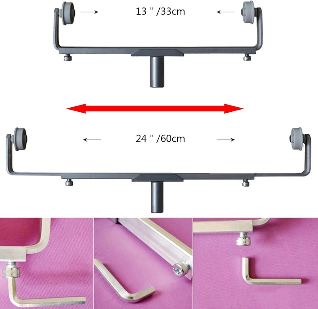 Fixed bracket 20 inch paint roller brush nylon silk hair roller brush 50cm medium hair adjustable movable bracket