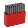 Metal Stamping Tool Set 3mm 40cr Carbon Steel Stamps with Plastic Box for Bracelet   Jewelry Making