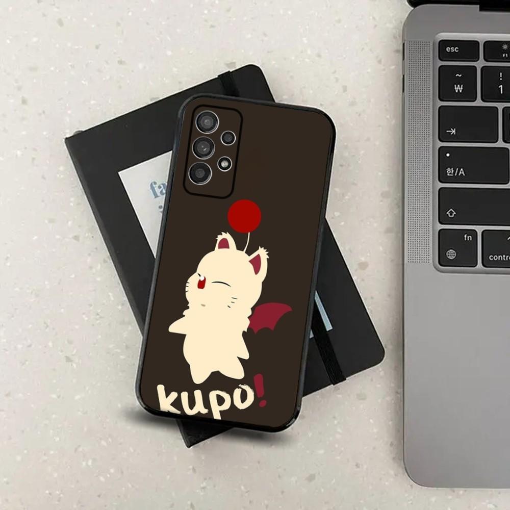 M-Moogle Final Fantasy Phone Case For Samsung Galaxy A13,A21s,A22,A31,A32,A52,A53,A71,A80,A91 Soft Black Cover