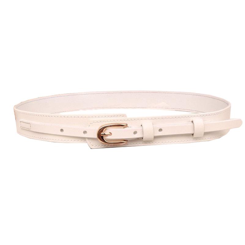 Western Oval Alloy Buckle Wide 3cm 7 Colours Leather Women Cummerbund Fashion Pin Buckle Women Belt With Dress Down Coat