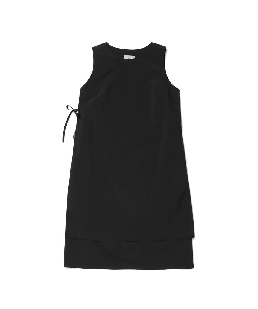 SNOWPEAK APPAREL Легкое женское платье-безрукавка из таслана (S26Mwlop57) черный
