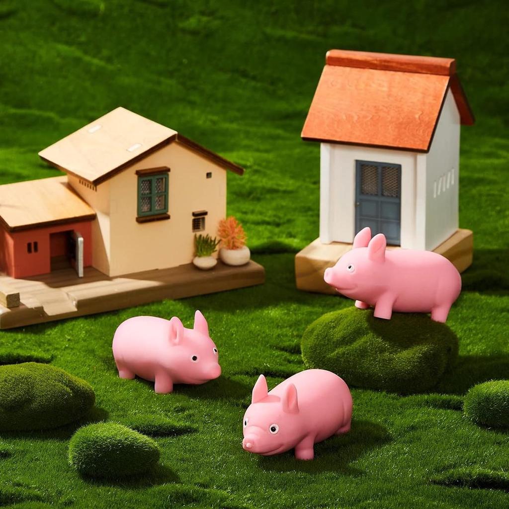 Squishy Pig Stress Squishy Piggie Squeeze Toy Anti-Anxy Забавная игрушка-свинья Игрушка для отскока мяча Непоседа Игрушка для замешивания песка Щепотка для снятия стресса СДВГ СДВГ Полезно