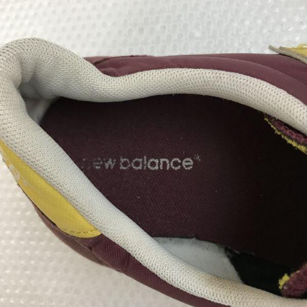 New Balance Низкие кеды 27 бордовые(ИСПОЛЬЗОВАЛ)