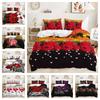 3D Rose Bedding Set Valentine's Day Duvet Cover Pillowcase 2/3 Pieces Romantic Love AU180 * 210 Full Size Home Textile Women's Quilt Cover