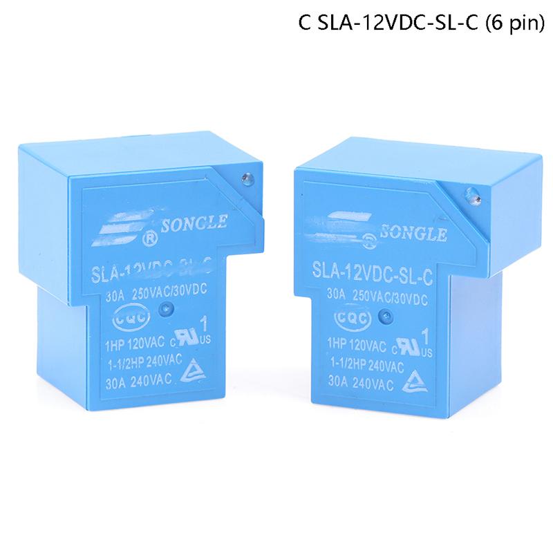 2 шт./лот 4/5/6-контактное силовое реле Sla-5Vdc-Sl-C Sla-12Vdc-Sl-C Sla-24Vdc-Sl-C