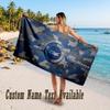 Brighton & Hove Albion Football Design Beach Towel Custom Text Large Towel for Beach Vacation