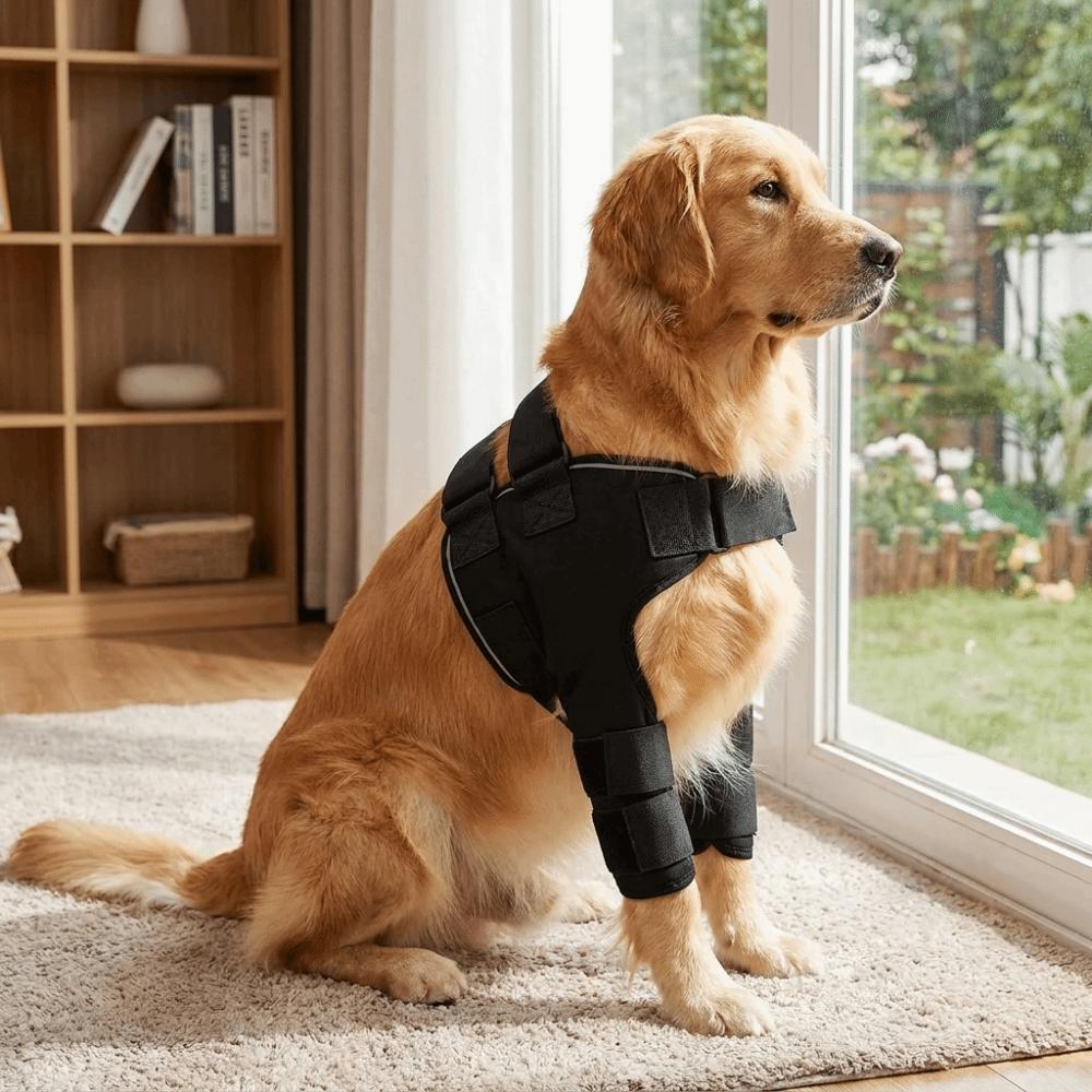 Adjustable Dog Shoulder Brace Self-Heating Dog Joint Protection Sleeve Walking
