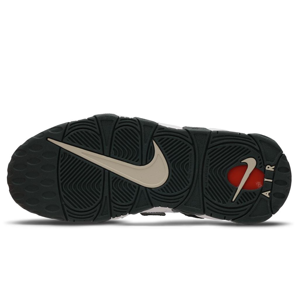 Nike Кроссовки Air More Uptempo Винтажные Баскетбольные Женские Высокие Белый/Зеленый FQ1938-100(Команда645-)