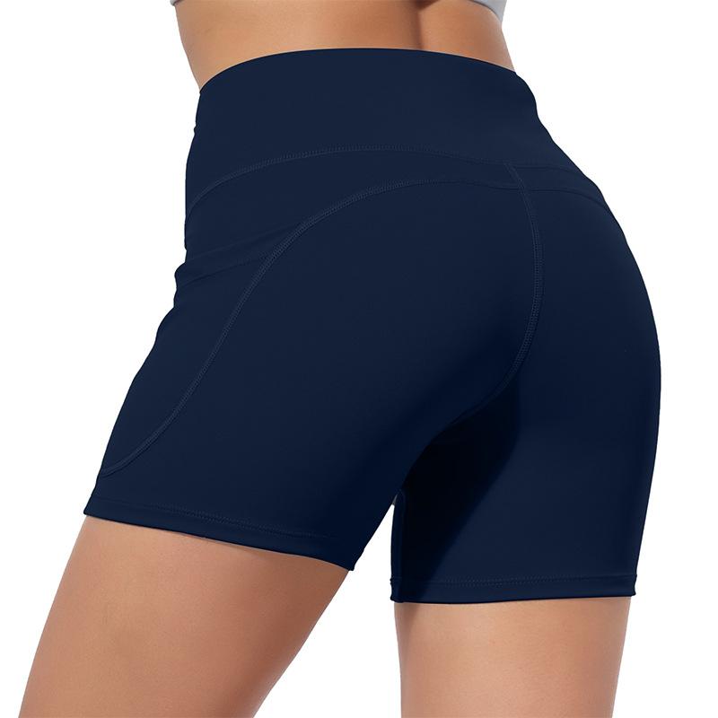 Women S High Elastic Tight Yoga Shorts For Fitness Running Cycling