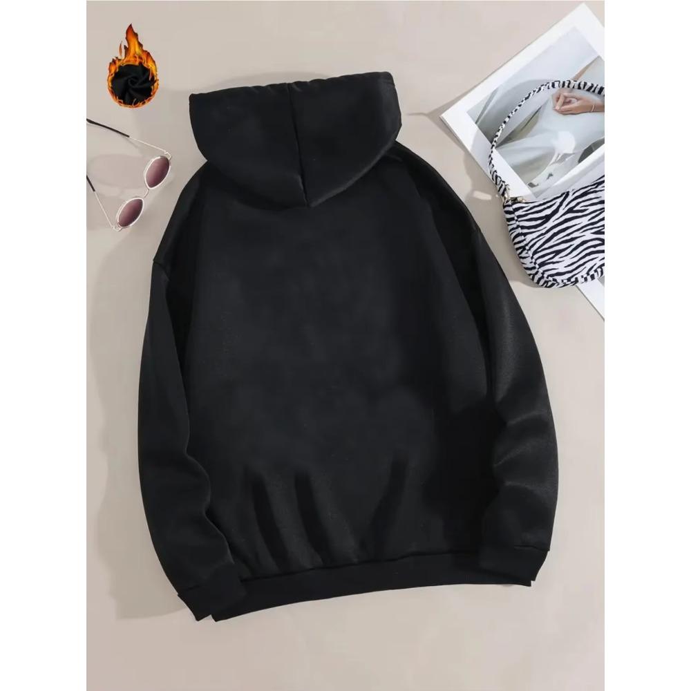 Unisex 2025 Autumn and Winter Women's Hooded Sweatshirt Camera Print Pullover Hoodie Casual Wear Pattern Printed Letters Y2K Top Retro