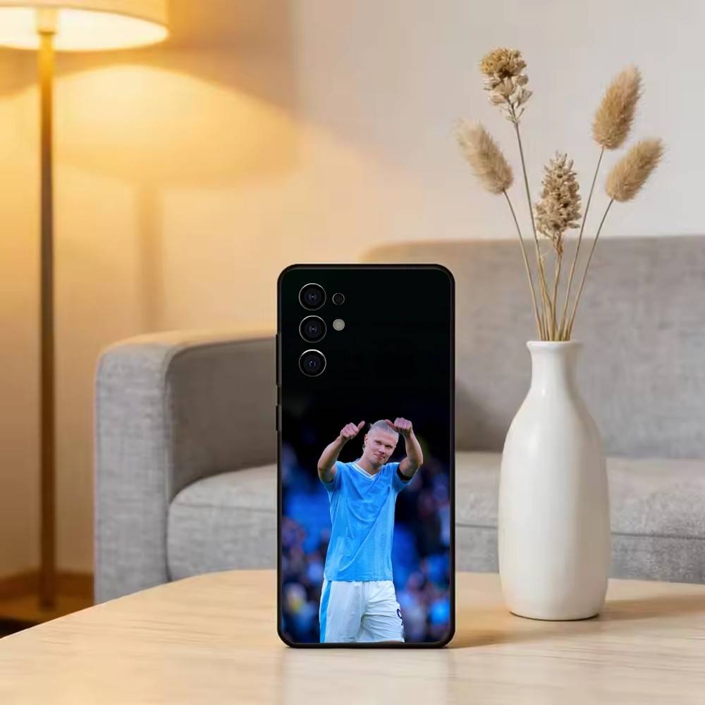 Чехол для телефона Звезды футбола Э-Эрлинга Х-Холанда Для Samsung S25,S24,S21,S22,S23,S30,Ultra,S20,Plus,Fe, Мягкий силиконовый черный чехол