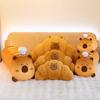 Трендовая капибара круассан плюшевая подушка кукла серия