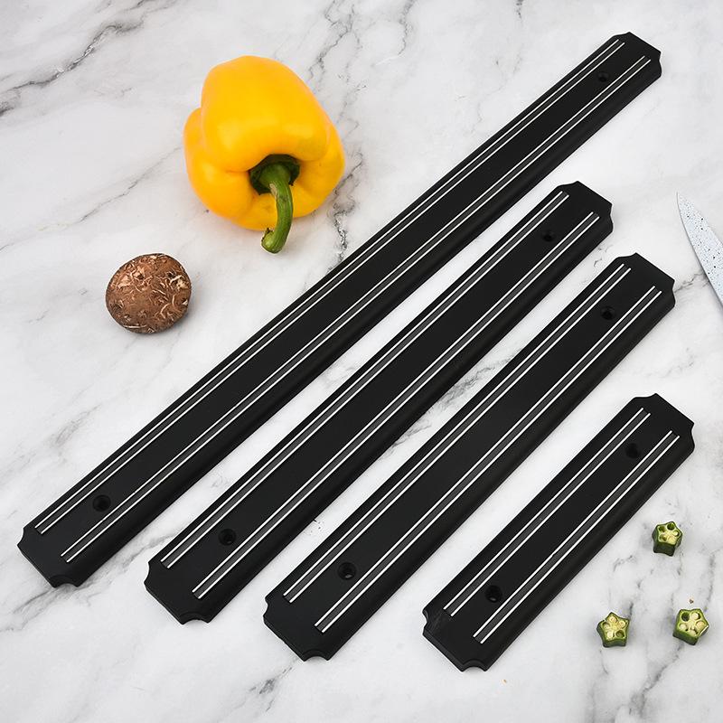 Настенный держатель для ножей из нержавеющей стали, магнитный, сильный, мощный, кухонный/барный, надежная стойка для хранения ножей, магнетизм