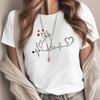 Fashion Women Beautiful Cat Lines with Love Print T Shirt Funny Casual O-neck Short Sleeves T-shirt Summer Female Tee Shirt
