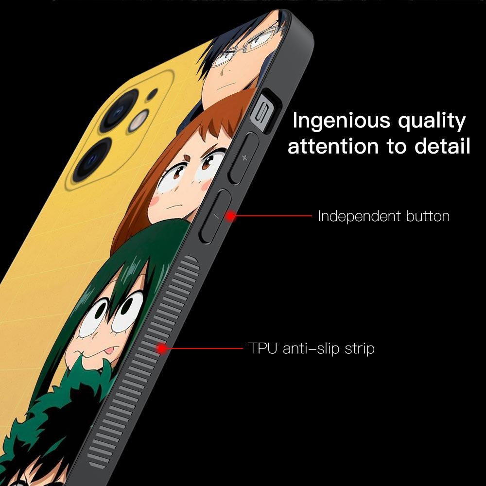 Чехол для телефона My Hero Academy для Iphone 14 13 12 11 Pro Max Mini Xs Max Xr X 7 8 Plus 6s, мягкий силиконовый чехол Fundas