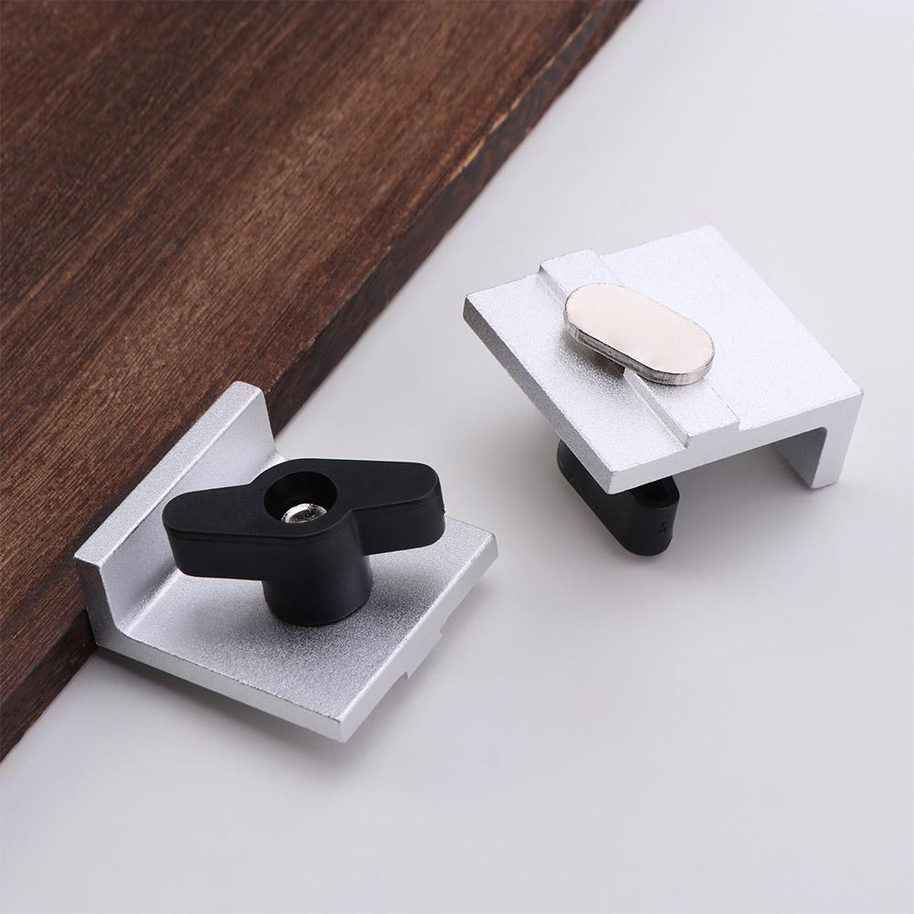4 Pcs Set Short Stop Kit Silver Color Bi-Directional Stop Universal Fit Stop Workshop Equipment