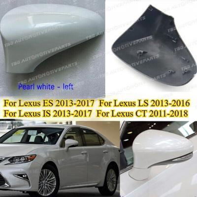 Жемчужно-белая крышка корпуса бокового зеркала левой стороны для Lexus ES200 ES350 IS350 CT200H