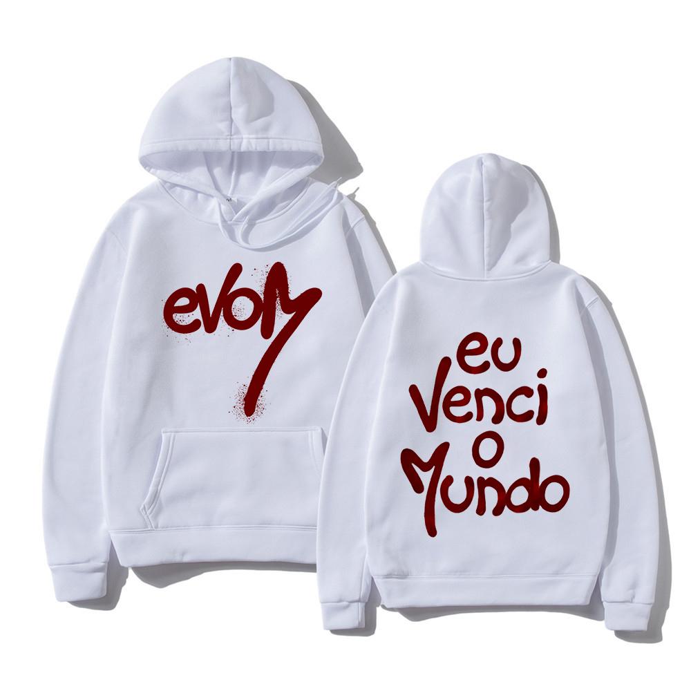 Худи для рэпера Veigh EVOM Tour 2025 Новая мода Мужские/женские Худи Харадзюку Зимняя одежда Пуловер Толстовка Винтажный