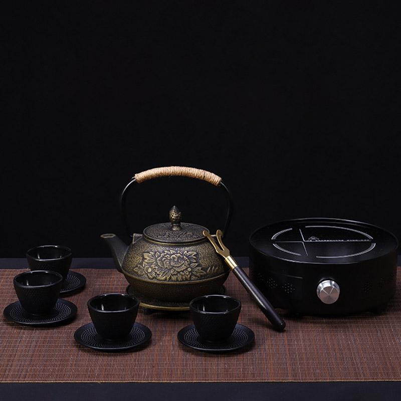 SCAONORCH японский железный чайник с заварником из нержавеющей стали чугунный чайник для кипячения воды улун 900 мл