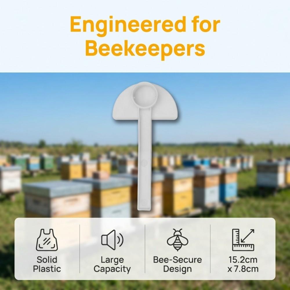 20Pcs Tasteless Bee Water Feeder Plastic Multifunction Bee Water Feeder Beekeeping