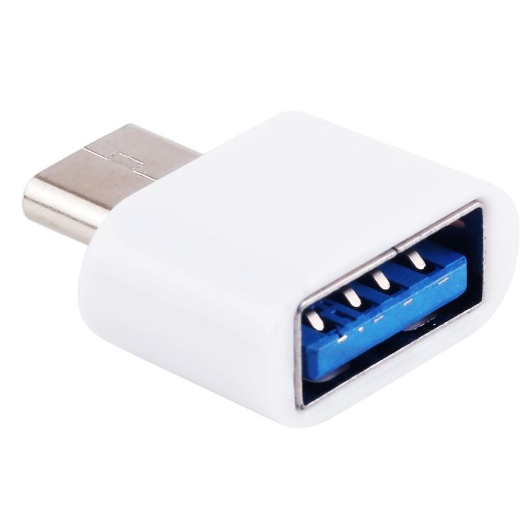 Пластиковый USB-C / Type-C Male to USB 2.0 Female OTG Data Transfer Charger