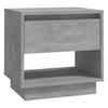Nightstand Concrete Gray 45 x 34 x 44 cm Particleboard