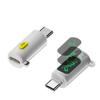 2Pcs USB C Digital Display Switch Adapter 240W 80Gbps, Button Toggle Screen Show Full Function PD Fast Charge Converter