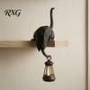 Creative Jewelry Hook Cat with Lantern, 3D Printed LED Light Decorative Modern Entryway Decor Wall Hook, Shelf for Bookshelf Desk And