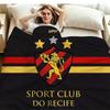 Sport Club Do Recife Print Flannel Blanket High Quality Warm Comfortable Cover for All Seasons Perfect for Gifts Home Decor