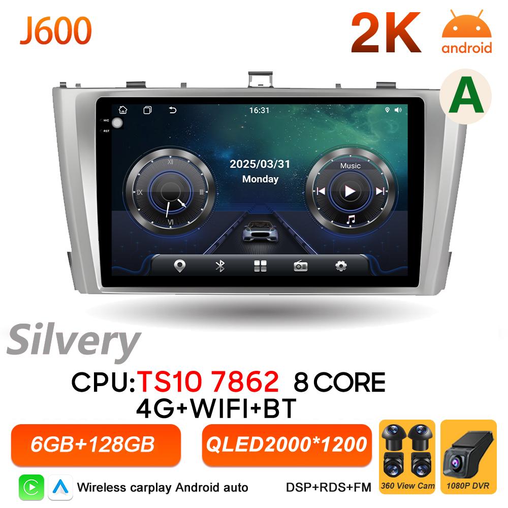 Android 16 Car Radio For Toyota Avensis T27 2009 - 2015 Multimedia Player Autoradio BT Carplay Auto Screen 2din GPS Stereo DSP