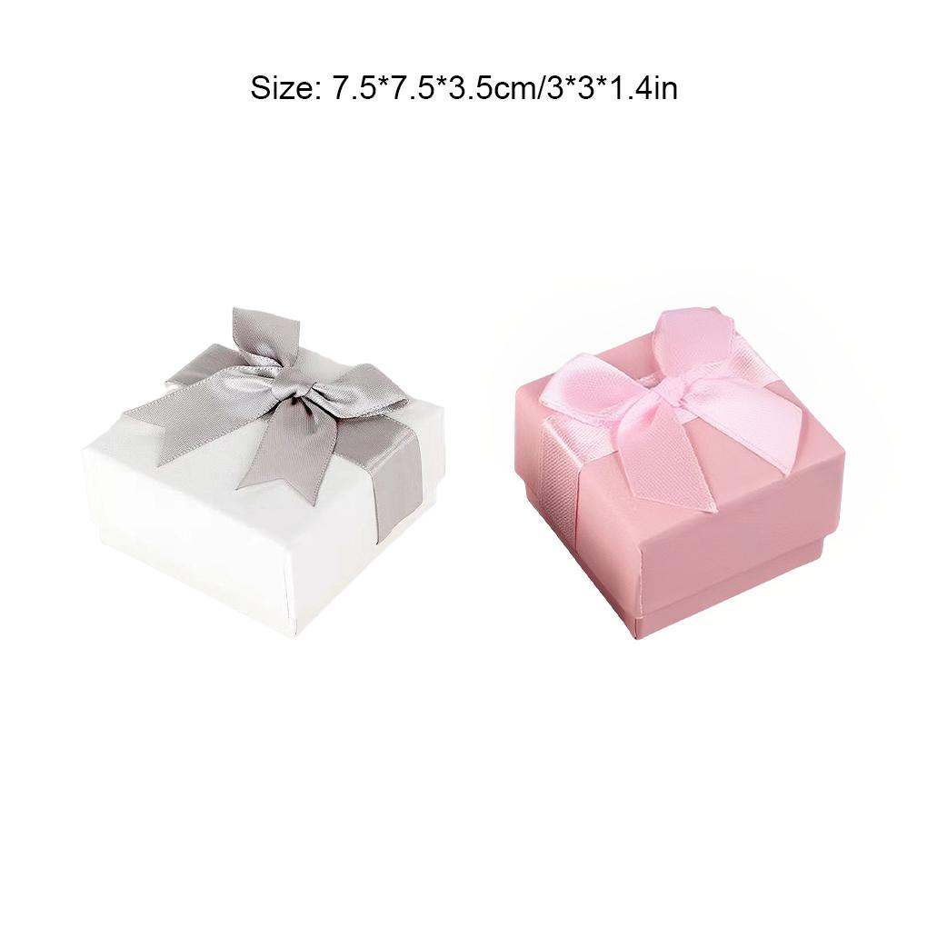 Коробка Ювелирные изделия Подарки Лента Скандинавские Коробки Женские Ожерелья Серьги Шкатулка Футляр Украшение Декор Свадьба Хэллоуин