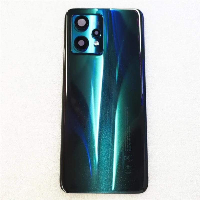 Back Cover For Realme 9 Pro Plus Pro+ backshell Glass Panel Rear Housing Case Phone Lid Shell + Camera Frame Lens