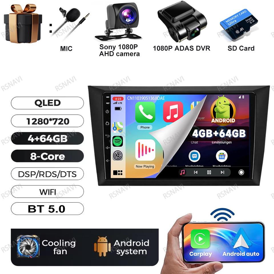Android 16 Car Radio For Volkswagen VW Golf 6 MK6 GTI 2008 - 2016 Multimedia Video Player Head Unit GPS Stereo Autoradio 5G WIFI