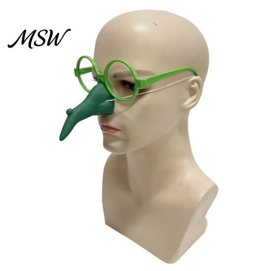 Реалистичный нос ведьмы для взрослых Злобных взрослых, Накладной нос, Сценическое представление Хэллоуин Косплей Реквизит Аксессуар для костюма Вечеринка